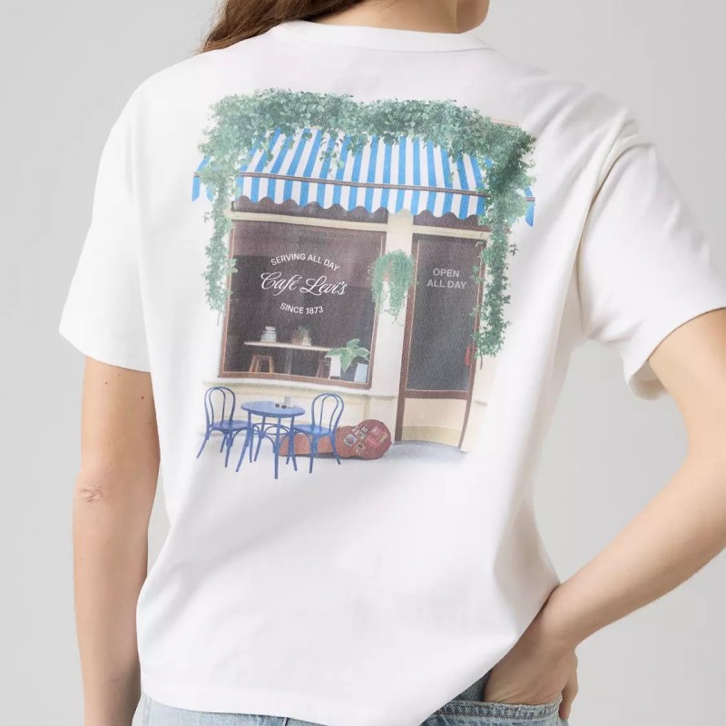 Μπλούζα με κοντό μανίκι Graphic Vintage Tee White Levi's