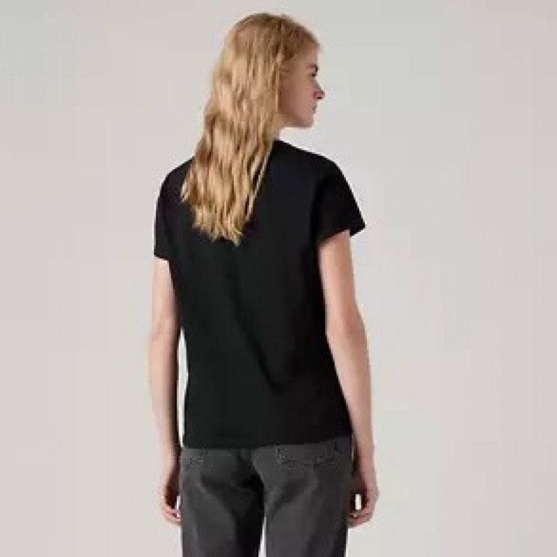 Μπλούζα με κοντό μανίκι perfect tee Black Levi's