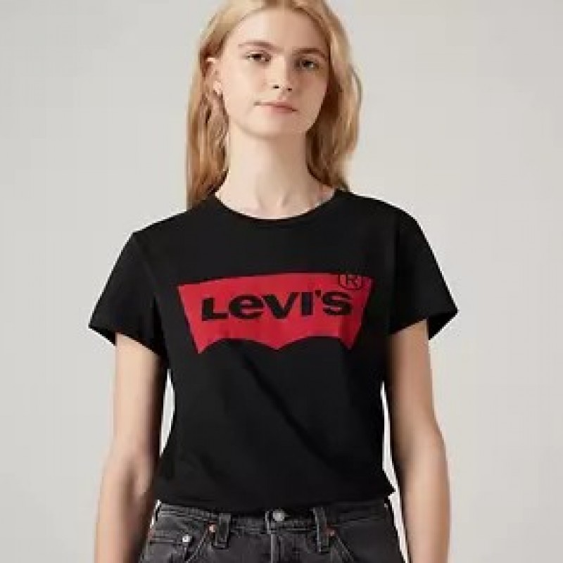 Μπλούζα με κοντό μανίκι perfect tee Black Levi's