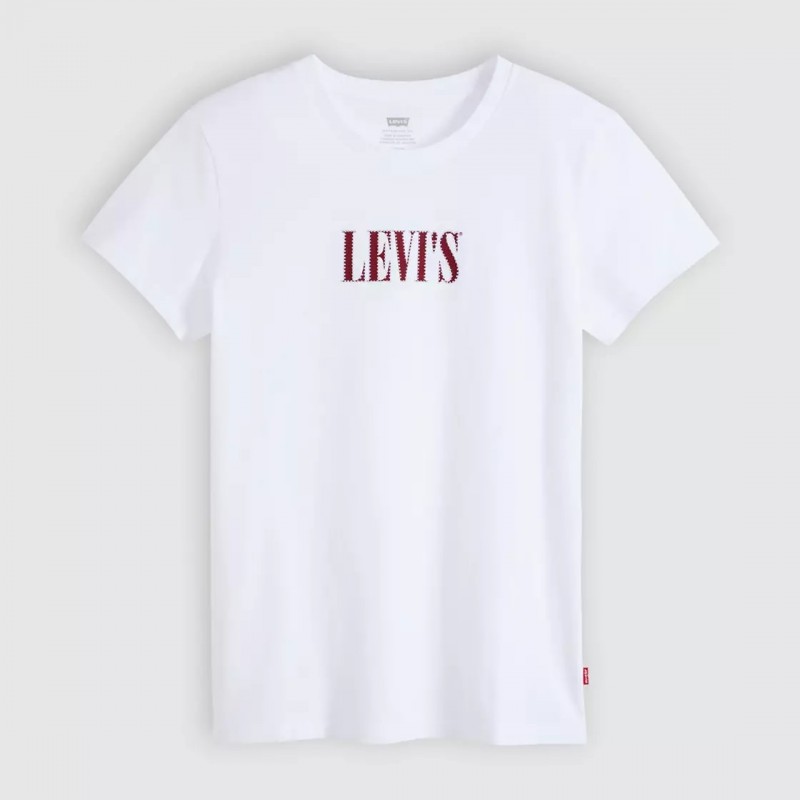 Μπλούζα με κοντό μανίκι The Perfect Tee White Levi's