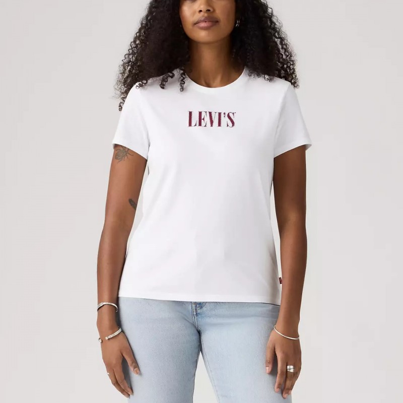 Μπλούζα με κοντό μανίκι The Perfect Tee White Levi's