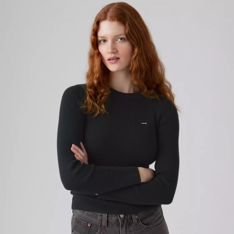 Πουλόβερ rib crew sweater Black Levi's