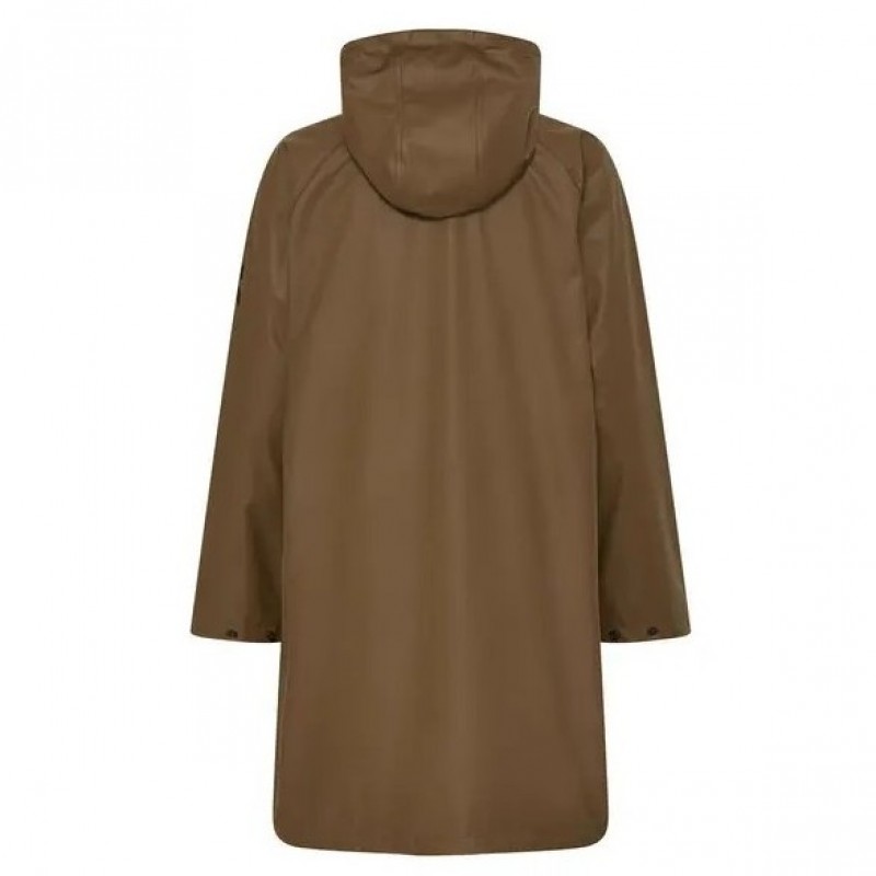 Αδιάβροχη καπαρτίνα Byavan zipper coat Brown B.young
