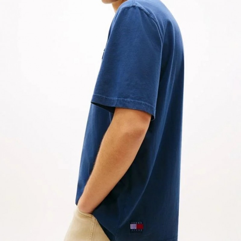 Μπλούζα με κοντό μανίκι TJM 90s classics ss Blue Tommy jeans