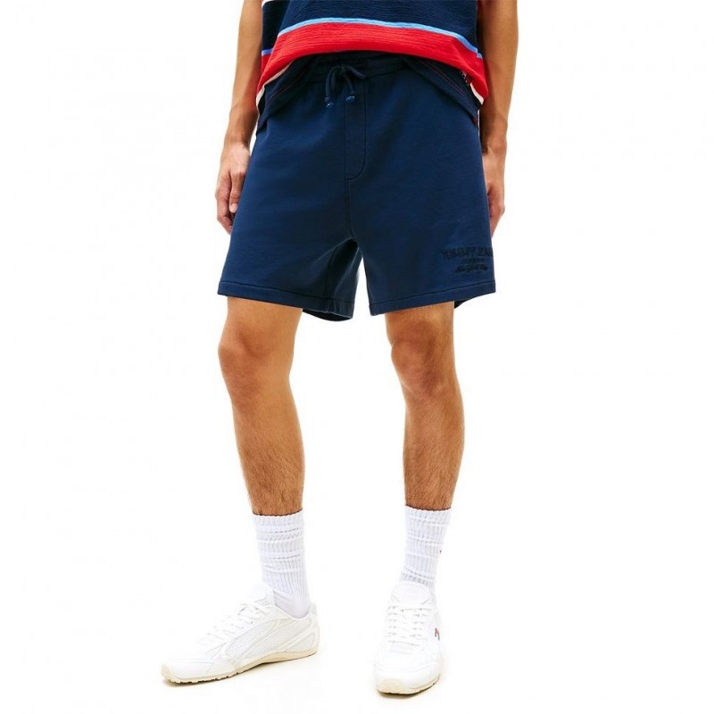 Βερμούδα φούτερ TJM New Classics Beach Blue Tommy jeans