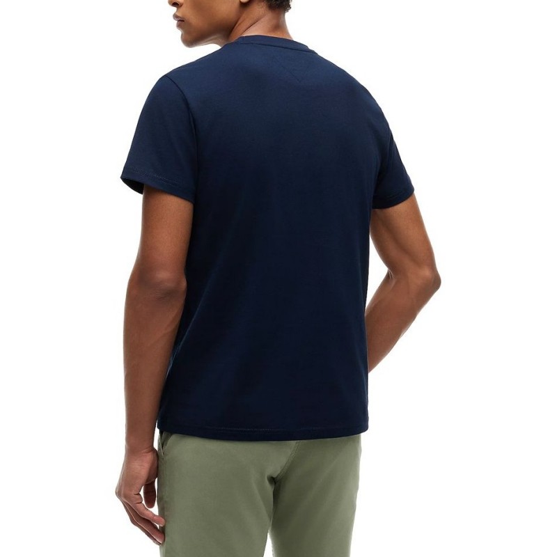 Μπλούζα με κοντό μανίκι TJM Slim graphic tee Blue Tommy jeans