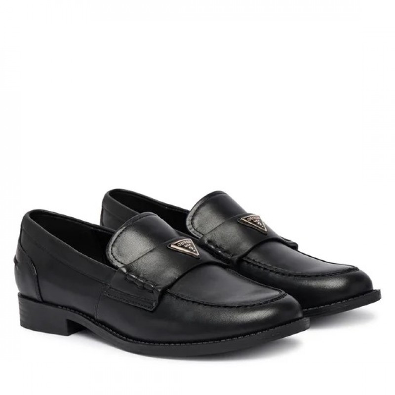 Παπούτσια γυναικεία loafers Beliso Black Guess