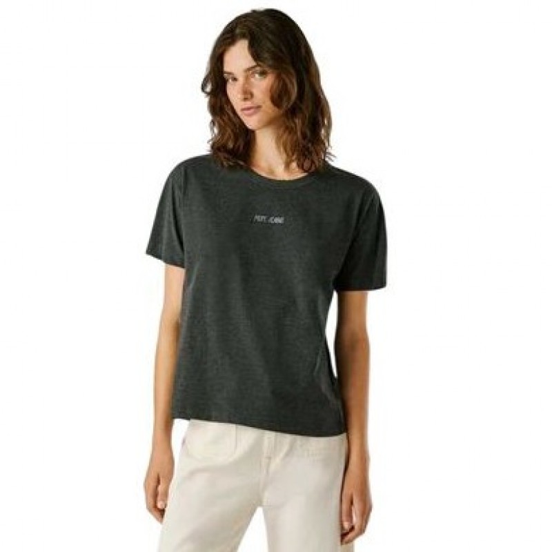 Μπλούζα με κοντό μανίκι Blooma Grey Pepe jeans