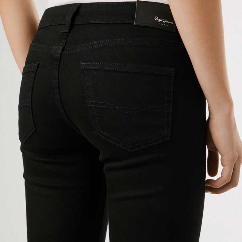 Παντελόνι τζίν low-rise bootcut fit jeans Black Pepe jeans