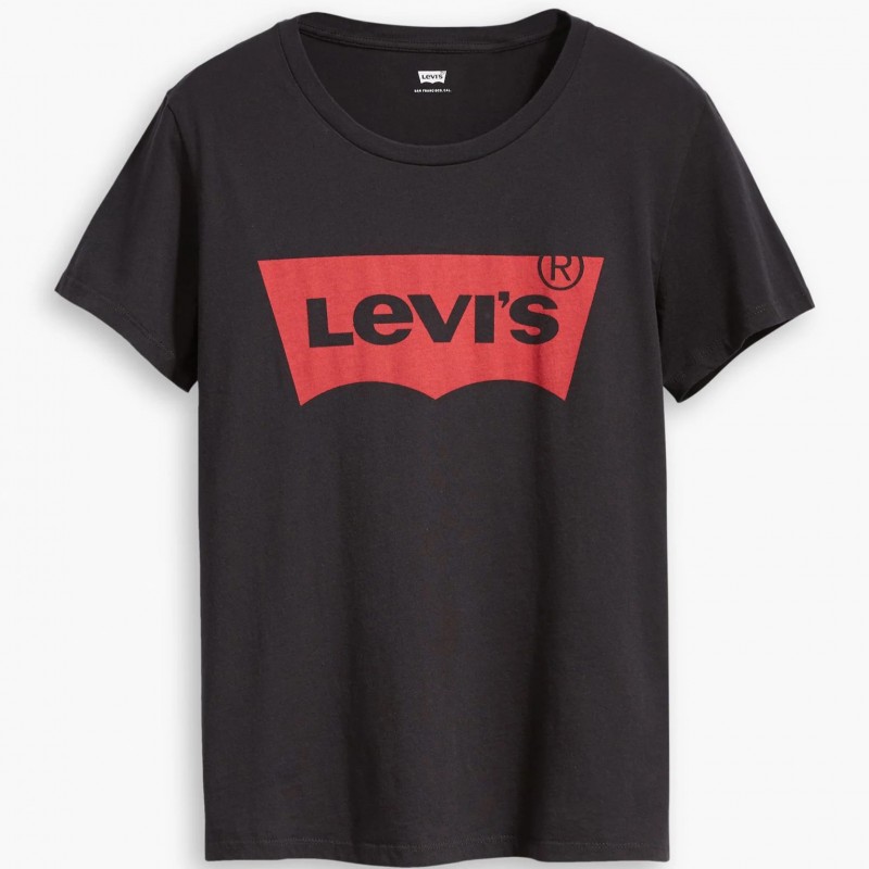 Μπλούζα με κοντό μανίκι perfect tee Black Levi's