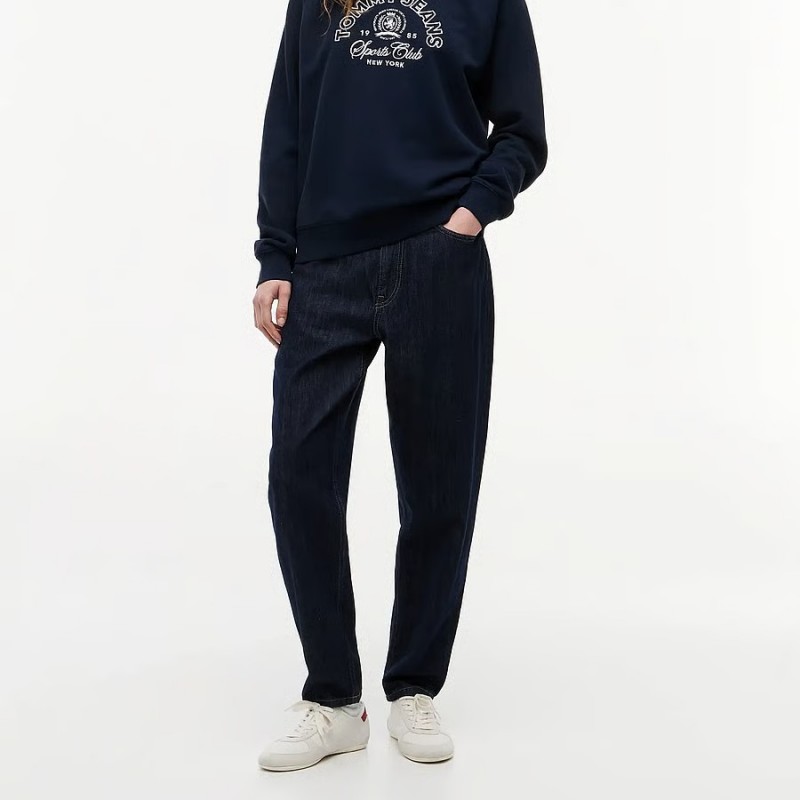 Παντελόνι τζίν Mom Jean Uhr Trp CJ5056 Dark Blue Tommy Jeans