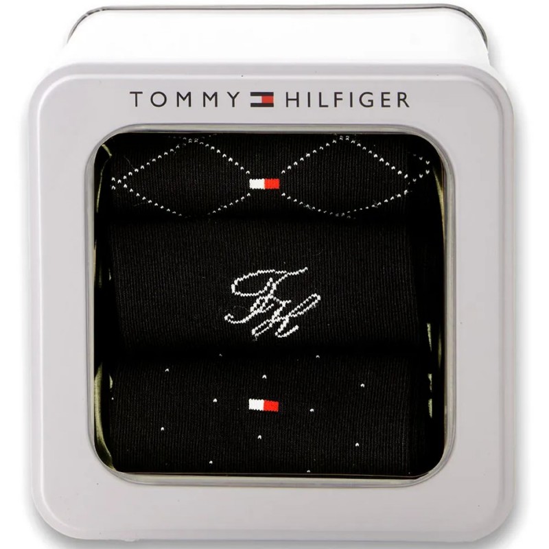Κάλτσες σετ 3pack giftbox monogram Black Tommy jeans