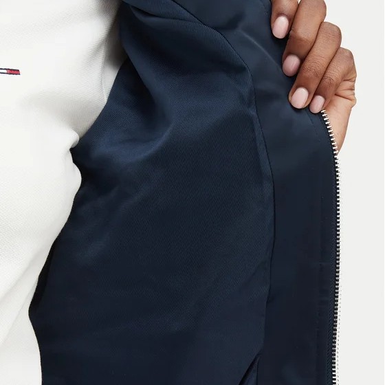 Μπουφάν bomber tjw collar satin varsity Blue Tommy jeans