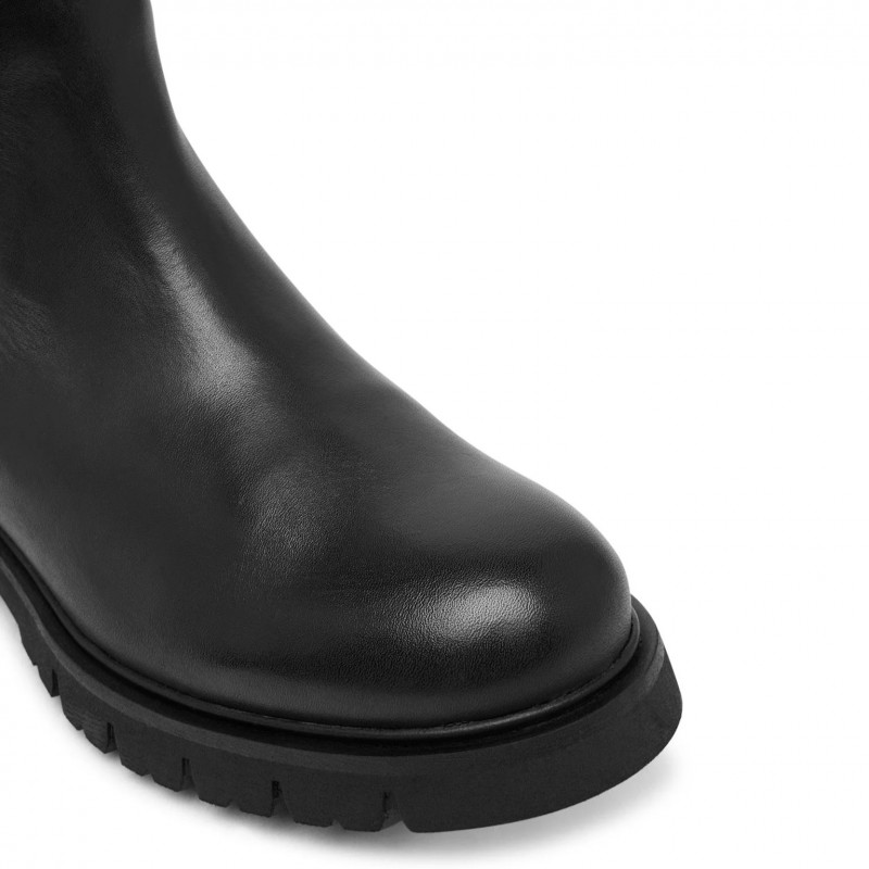 Μποτάκια γυναικεία TJW Cleated chelsea Black Tommy jeans