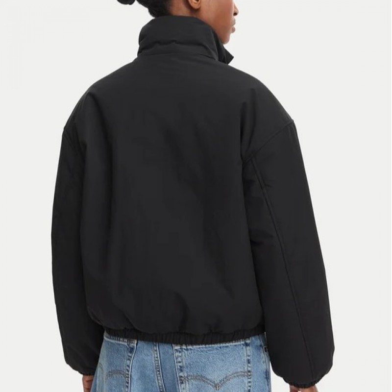Μπουφάν TJW Padded high neck Black Tommy jeans