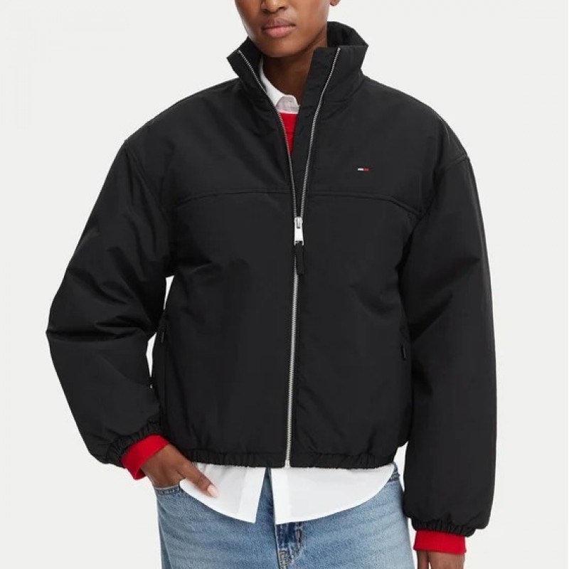 Μπουφάν TJW Padded high neck Black Tommy jeans