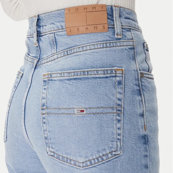 Παντελόνι τζίν Mom tpr BI0112 Blue Tommy jeans