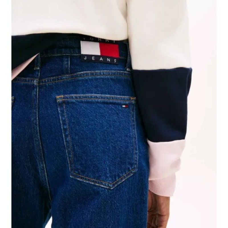 Παντελόνι τζίν mom UH TPR AI4159 blue Tommy jeans